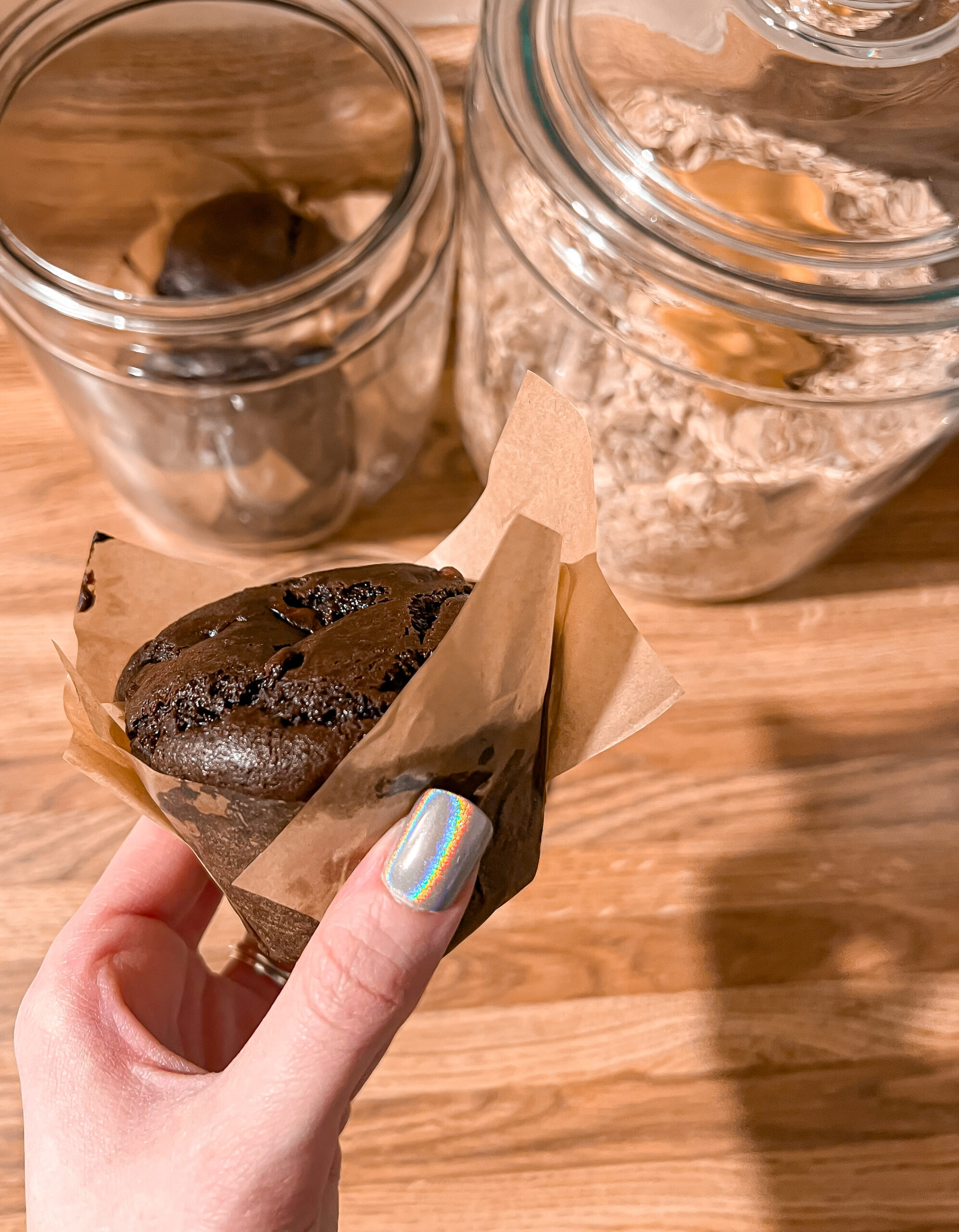 double chocolate chip muffins